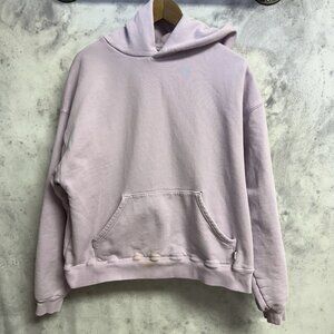 Akimbo Blank Pullover Hoodie Made USA Size Small Violet Purple